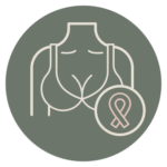 An icon representing breast cancer.